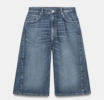 TRF 미드 라이즈 데님 쇼츠 버뮤다 팬츠 ZARA 데님 팬츠