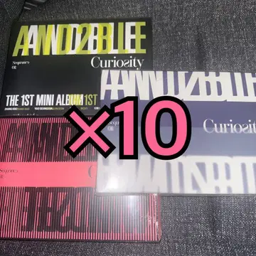 AND2BLE curiosity 앨범 미개봉 새상품 3형태 세트 x 10