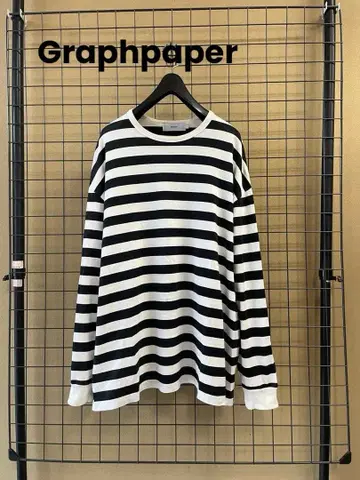 Graphpaper 그라프 페이퍼 보더 L/S TEE 보더 티셔츠