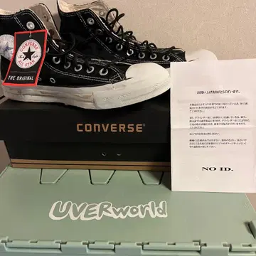 B'z 이나바 코시 CONVERSE NO ID. 콜라보 하이컷 스니커즈