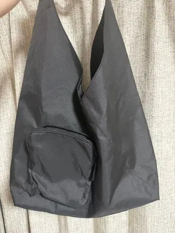 MUJI 무인양품 폴리에스테르 원 숄더백 블랙