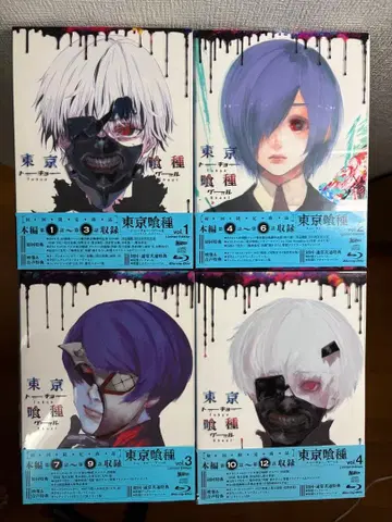 도쿄 구울 Blu-ray 초회 생산 한정판 전권 세트 오비 포함