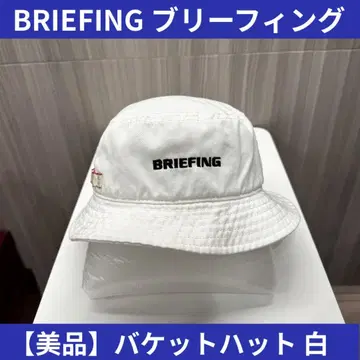 BRIEFING 브리핑 버킷햇 화이트 골프