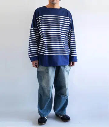 outil 바스크 셔츠 네이비 사이즈 2
