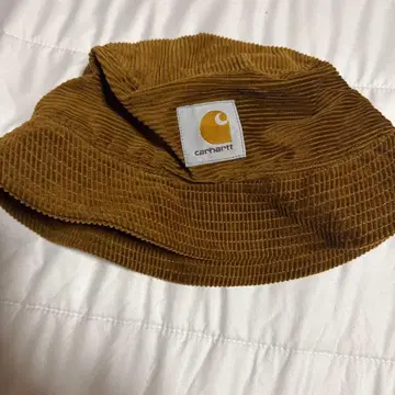 Carhartt WIP 코듀로이 버킷 햇 브라운