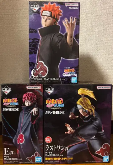 제일복권 NARUTO 아카츠키 페인, 전갈, 데이다라 피규어 묶음 판매