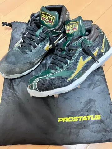 ZETT PROSTATUS 풀 오더 야구 스파이크 26.5