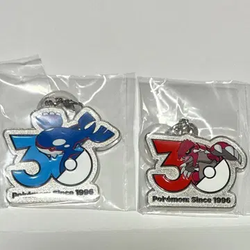 포켓몬 30주년 아크릴 키링 그란돈 가이오가