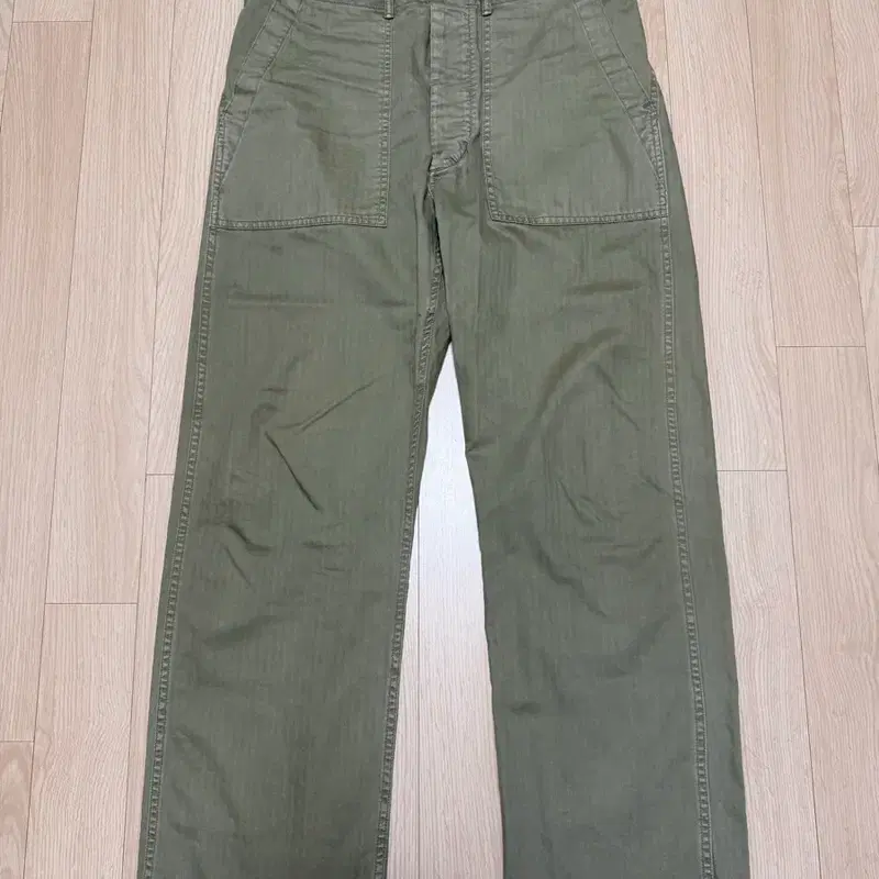Rrl 헤링본 퍼티그 팬츠 33/32