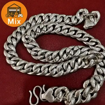 키헤이 목걸이 S925 각인 177g 폭 15mm 쿠바 링크 남성용