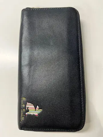 Paul Smith 장지갑 라운드 지퍼 블랙 토끼 멀티 컬러