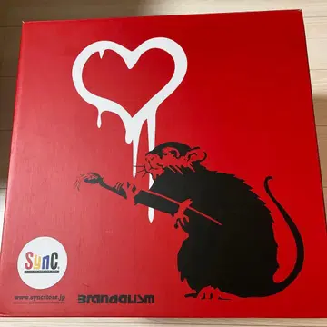 LOVE RAT (RED ver.) BANKSY 메디콤토이 당선품