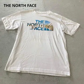 THE NORTH FACE 크루넥 T셔츠 로고풍경사진 L