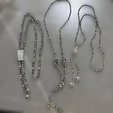 비즈 목걸이 3개 세트
