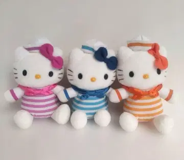 산리오 헬로키티 수병 마린 봉제 인형 키티 3종 레트로 2002