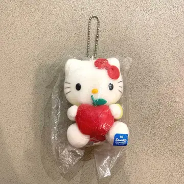 키티 사과 마스코트 키링