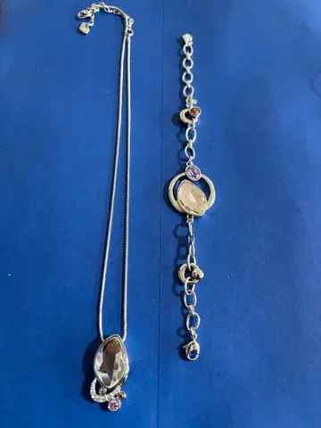 새상품급 Swarovski 목걸이&팔찌 2세트