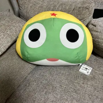 (택 포함 새상품) 개구리 중사 케로로 모찌모찌 쿠션 봉제 인형