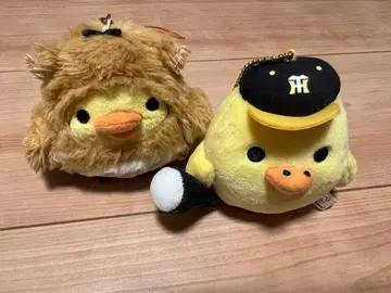 키이로이토리 봉제 인형 키링 2종 세트