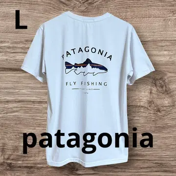 [컨디션 최상] patagonia 플라이 낚시 T셔츠 L 화이트