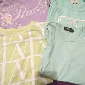 Rady AZUL T셔츠 묶음 판매 3개 세트