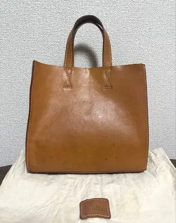 TUDA 풀 탄닌 가죽 핸드백 스티치 천연 가죽 튜다