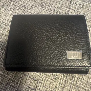 dunhill 코인 케이스 블랙 가죽