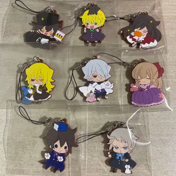 PandoraHearts 판도라 러버 스트랩 8종 컴플리트