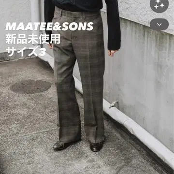 미사용 새상품 MAATEE&SONS L 포켓 트라우저 사이즈 3