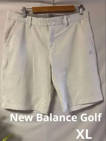 New Balance 골프 숏팬츠 화이트