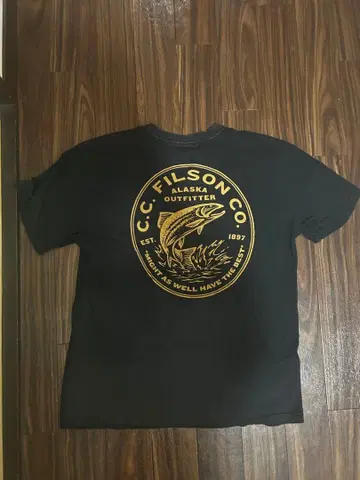 FILSON T셔츠 블랙 M 사이즈