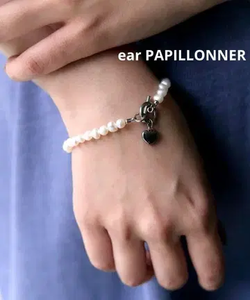 [ ear PAPILLONNER ] 담수 진주 팔찌 실버