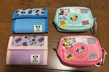 Disney 미키마우스 지갑 파우치 세트