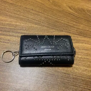 새상품급 JimmyChoo 블랙 가죽 키케이스