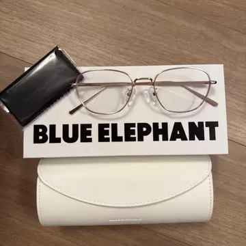 BLUE ELEPHANT 안경 핑크 골드 프레임 REI gold