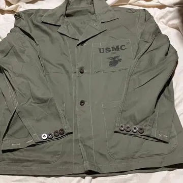 새상품급 군용 USMC 밀리터리 커버올 HBT P-41
