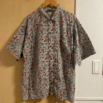 레어 patagonia AC 셔츠 피라니아 패턴 L 사이즈