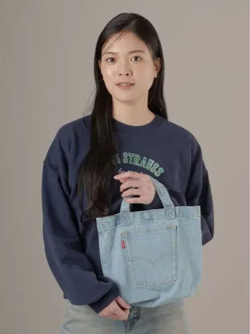 리바이스 데님 토트 미니 토트백 핸드백