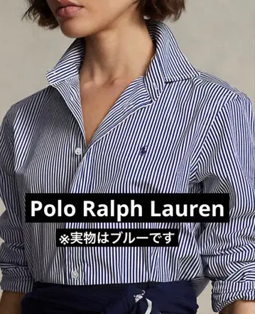 POLO 폴로 랄프 로렌 코튼 스트라이프 패턴 셔츠 160 블라우스