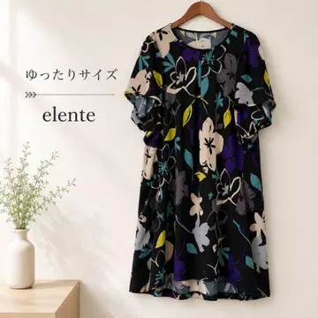 22년 새상품급 빅 사이즈 elente 스트레치 원피스