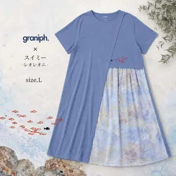 39 새상품급 빅 사이즈 graniph 레오 레오니 스위미 원피스