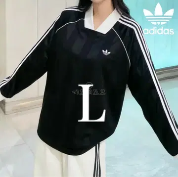 새상품 L] 아디다스 자카드 롱 티셔츠 트랙탑 긴팔 게임 셔츠