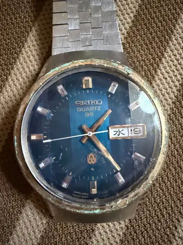 SEIKO QUARTZ QR 3863-7020 남성용 손목시계