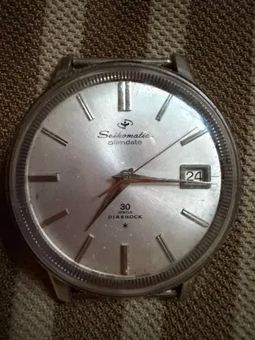 SEIKO Seikomatic Slimdate 30석 자동 와인딩 본체