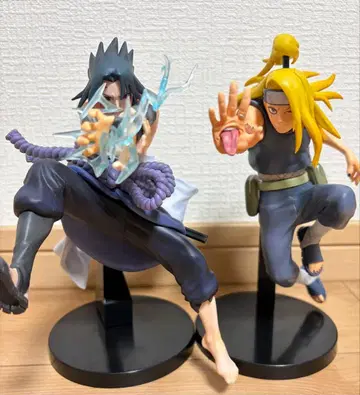 NARUTO 72 시리즈 피규어 2체 세트 사스케 데이다라 아카츠키