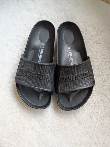 새상품급 BIRKENSTOCK 빌켄 샌들 블랙 23cm EVA