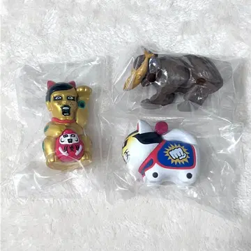 녀석 행운의 물건 마스코트 마네키네코 이누하리코 3종 세트 펑크 드렁커스