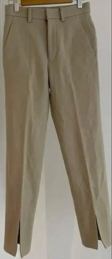IENA LA BOUCLE 울 색소니 앞 슬릿 팬츠