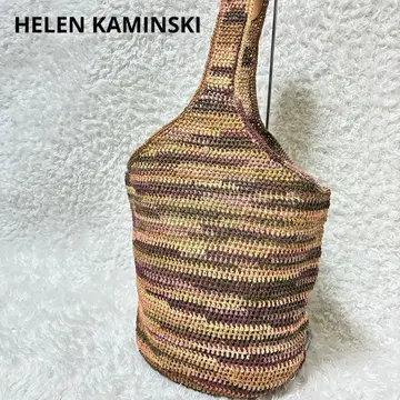 HELEN KAMINSKI 라피아 원 숄더백 레어 멀티 컬러