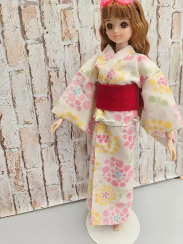 제니 바비 momoko 작가님 핸드메이드 인형용 유카타 세트